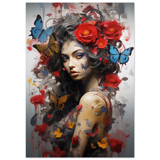 Lady Butterfly, Aluminiumdruck - Stiers Beste