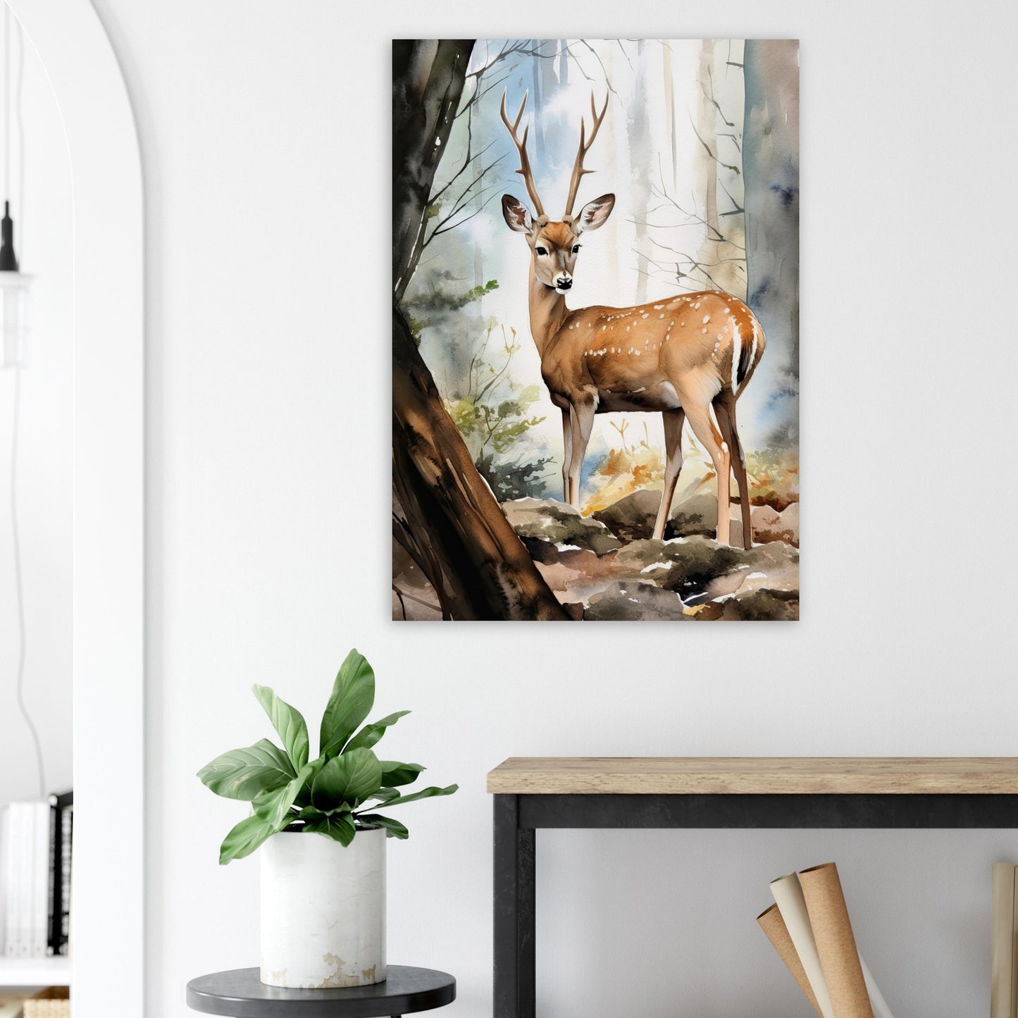 Echos der Natur, Aluminiumdruck - Stiersbeste