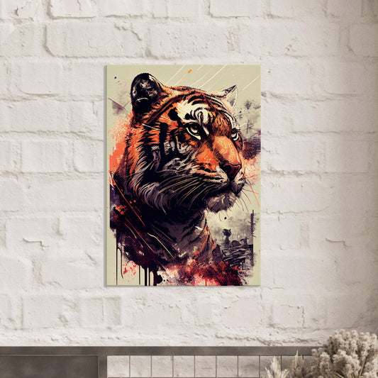 Geheimnisse des Tigerblicks, Leinwanddruck - Stiersbeste