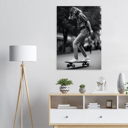 Skater Girl, Aluminiumdruck - Stiersbeste