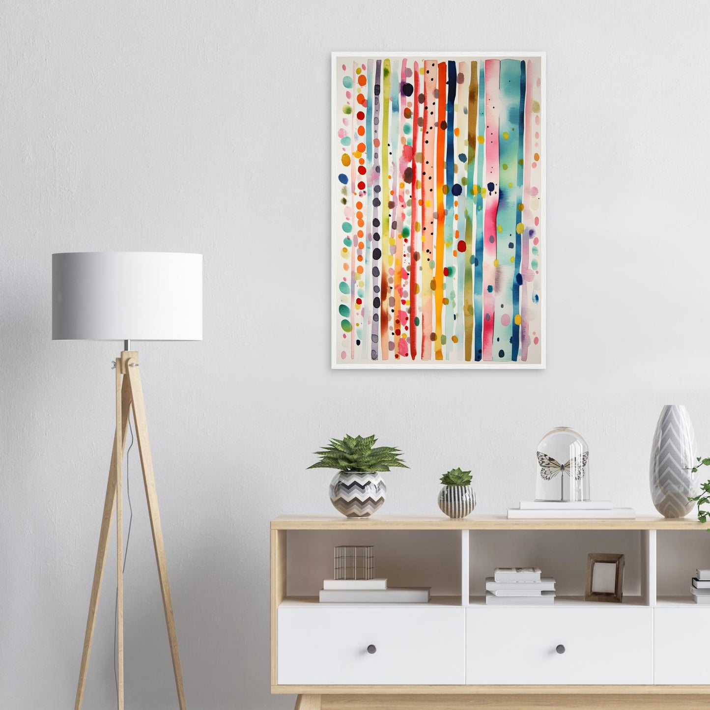 Farbig Gut, Poster mit Holzrahmen - Stiers Beste
