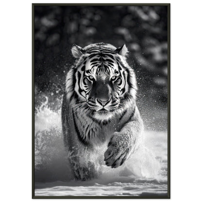 Eisige Wildnis, Poster mit Alurahmen - Stiersbeste