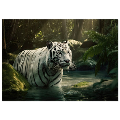Tiger Bad, Holzdruck - Stiersbeste