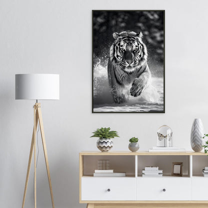 Eisige Wildnis, Poster mit Alurahmen - Stiersbeste