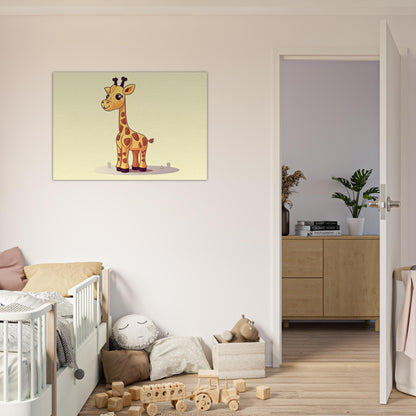 Die Giraffe, Leinwanddruck - Stiersbeste