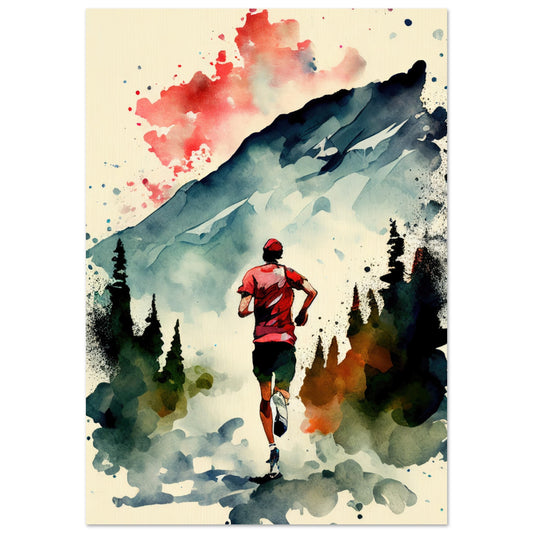 Nature Run, Aluminiumdruck - Stiersbeste