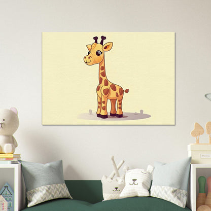 Die Giraffe, Leinwanddruck - Stiersbeste