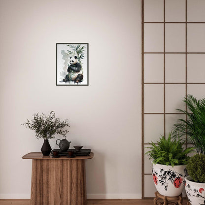 Happy Eating, Poster mit Alurahmen - Stiersbeste