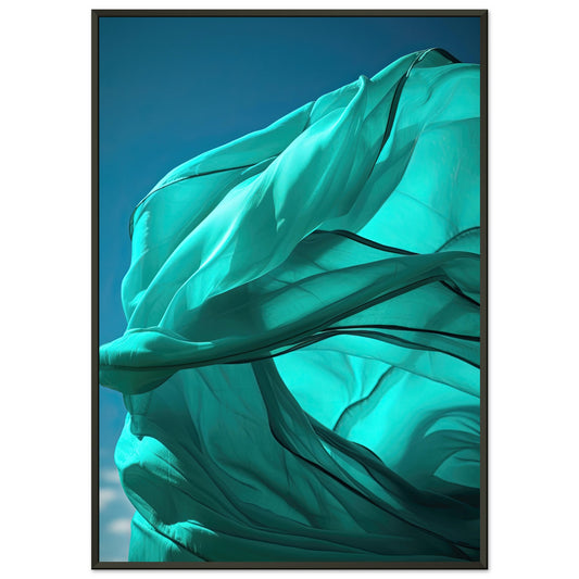 Blue Dance, Poster mit Alurahmen - Stiers Beste