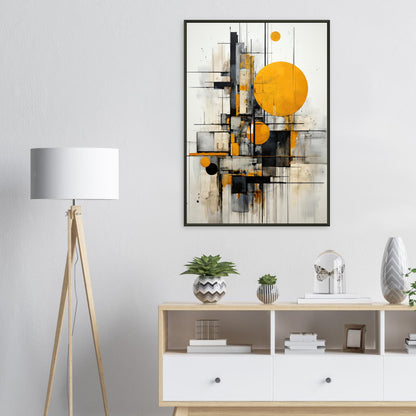 Runder Block, Poster mit Alurahmen - Stiers Beste