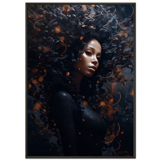 Golden Dark, Poster mit Alurahmen - Stiers Beste