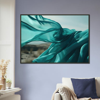 Blauer Wind, Poster mit Alurahmen - Stiers Beste