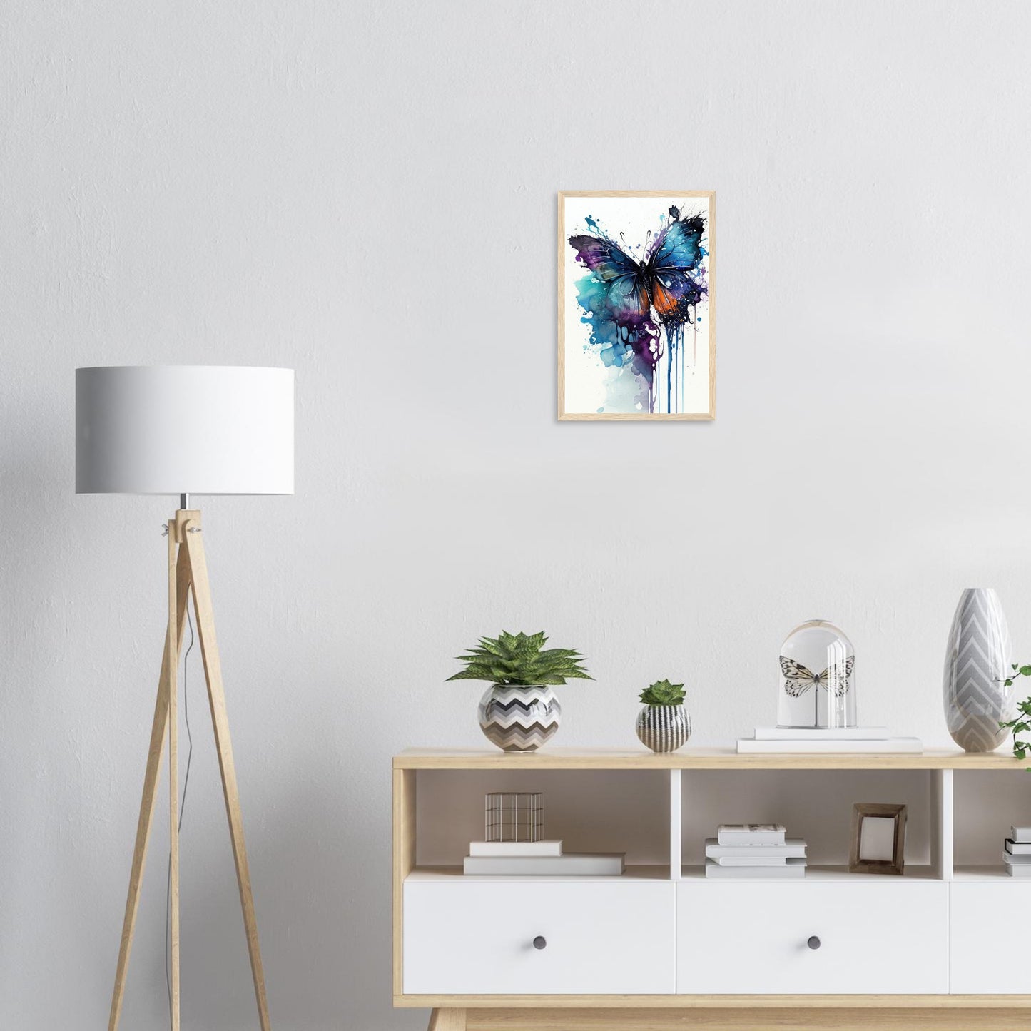 Flügeltanz, Poster mit Holzrahmen - Stiersbeste