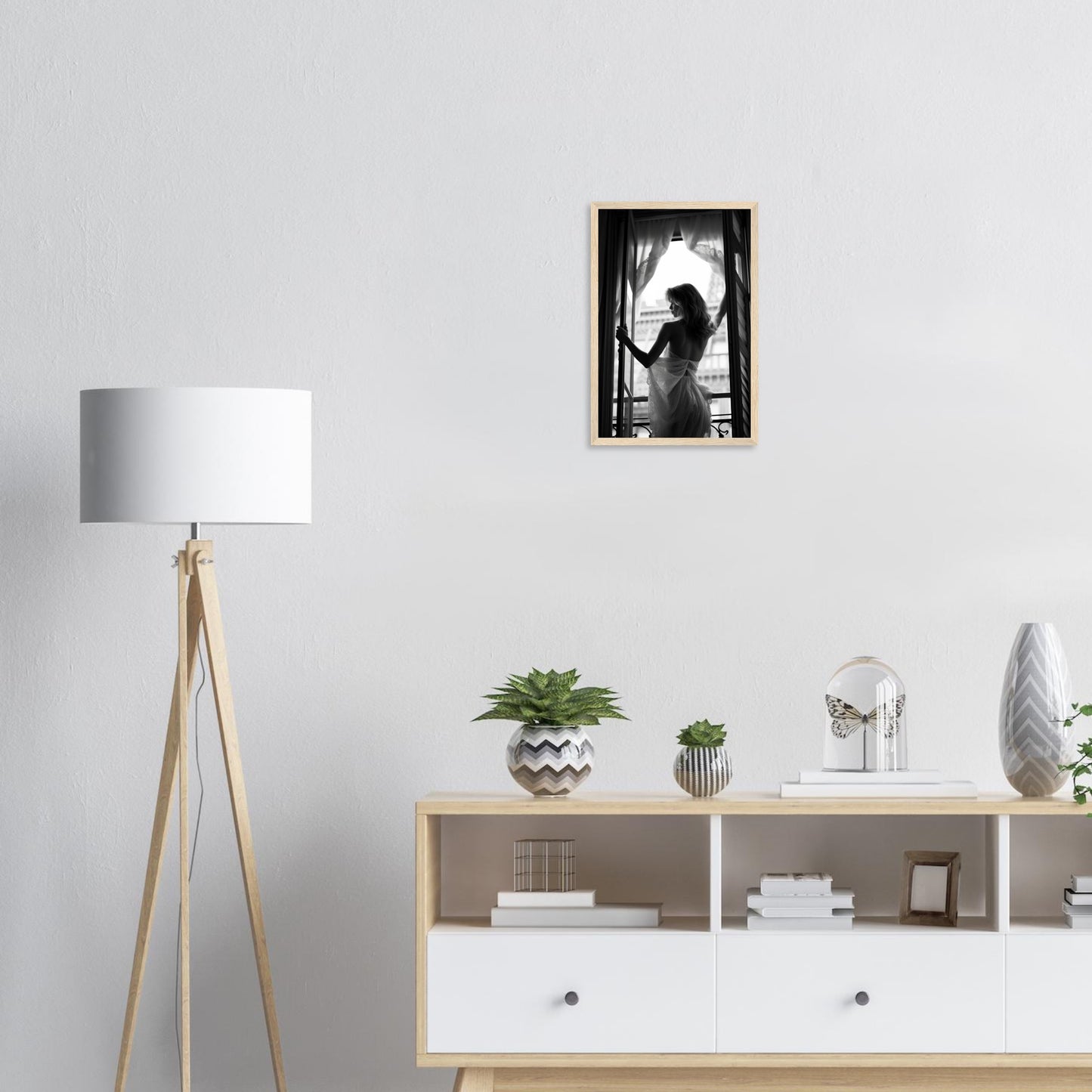 Open Window, Poster mit Holzrahmen - Stiers Beste
