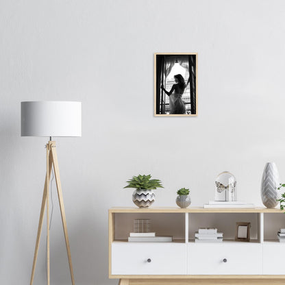 Open Window, Poster mit Holzrahmen - Stiers Beste