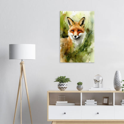 In den Augen des Fuchses, Leinwanddruck - Stiersbeste