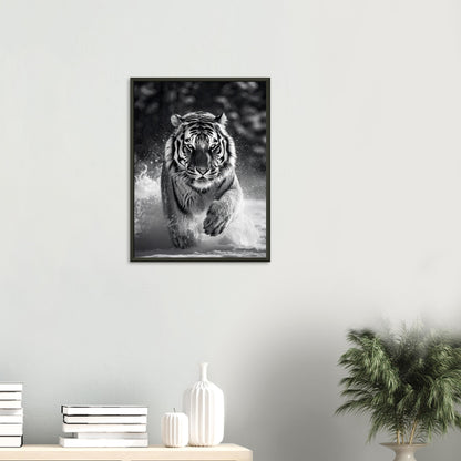 Eisige Wildnis, Poster mit Alurahmen - Stiersbeste