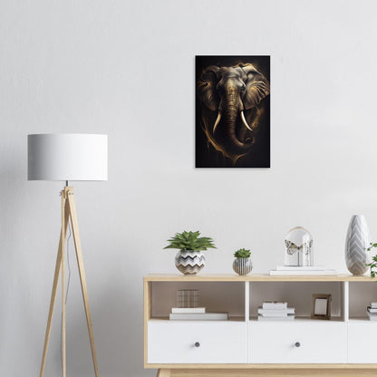 Goldener Blick des Elefanten - Stiersbeste