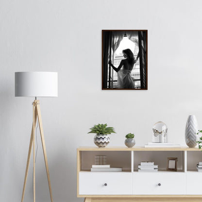 Open Window, Poster mit Holzrahmen - Stiers Beste