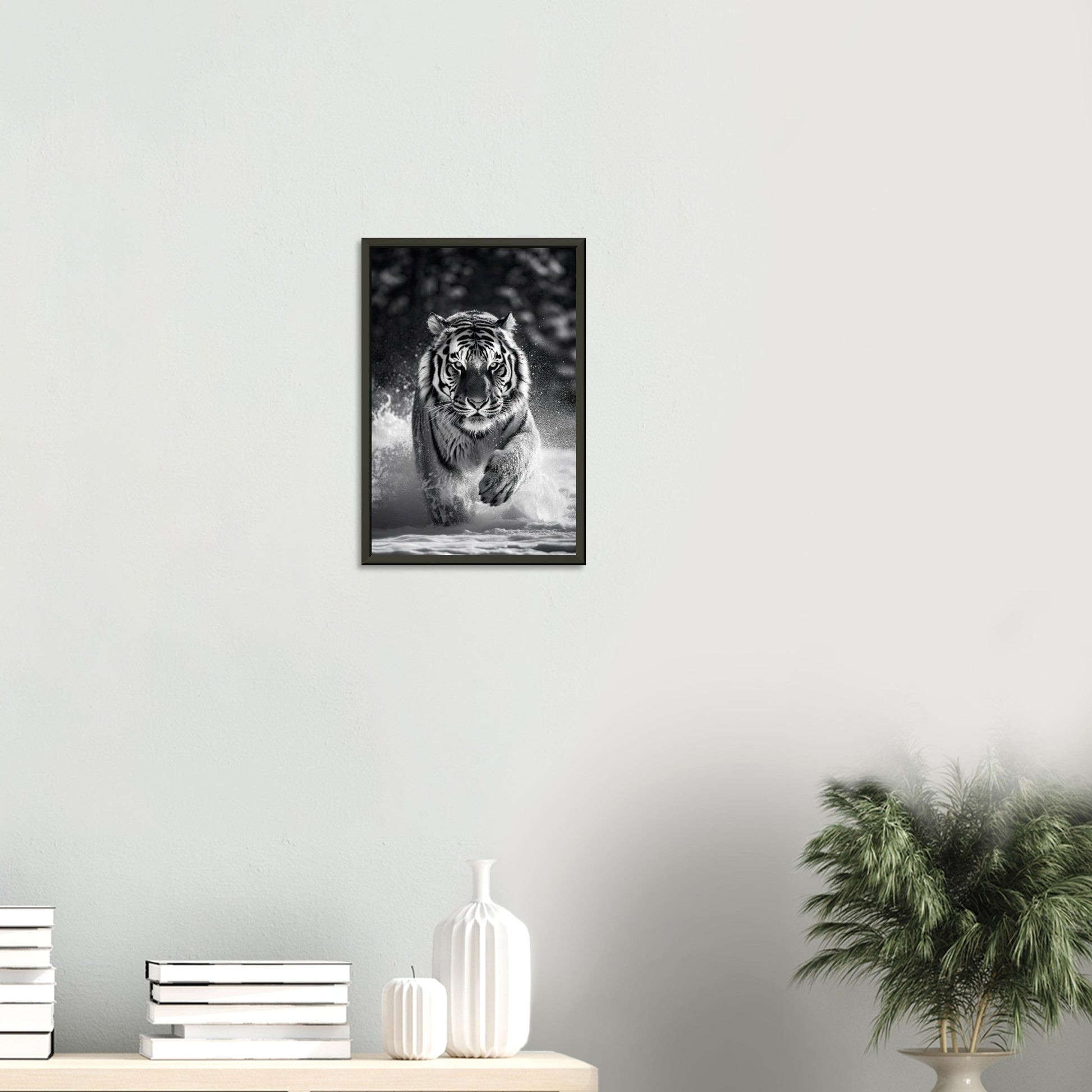 Eisige Wildnis, Poster mit Alurahmen - Stiersbeste
