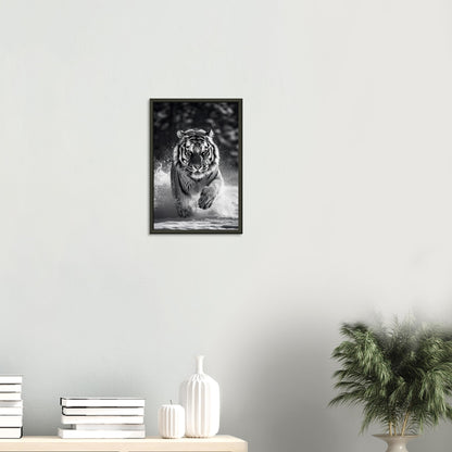 Eisige Wildnis, Poster mit Alurahmen - Stiersbeste
