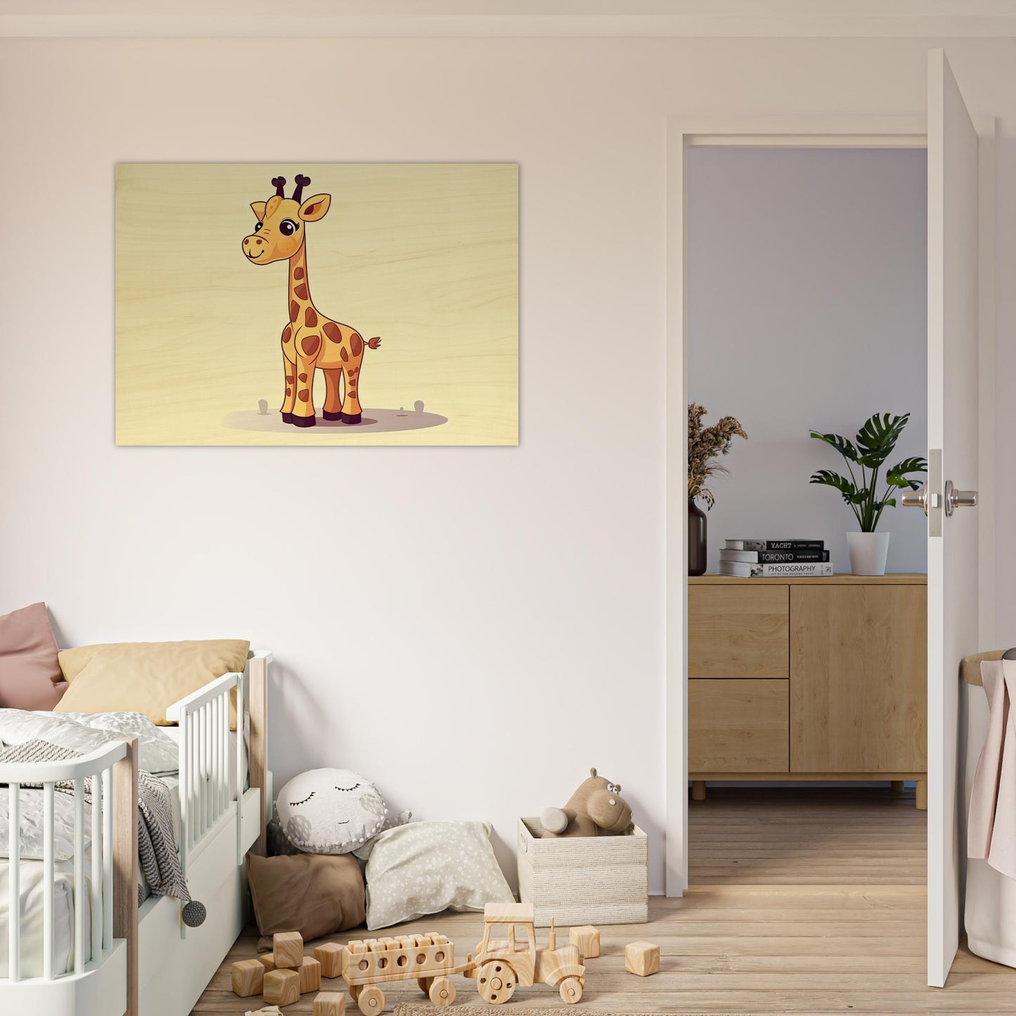 Die Giraffe, Holzdruck - Stiersbeste