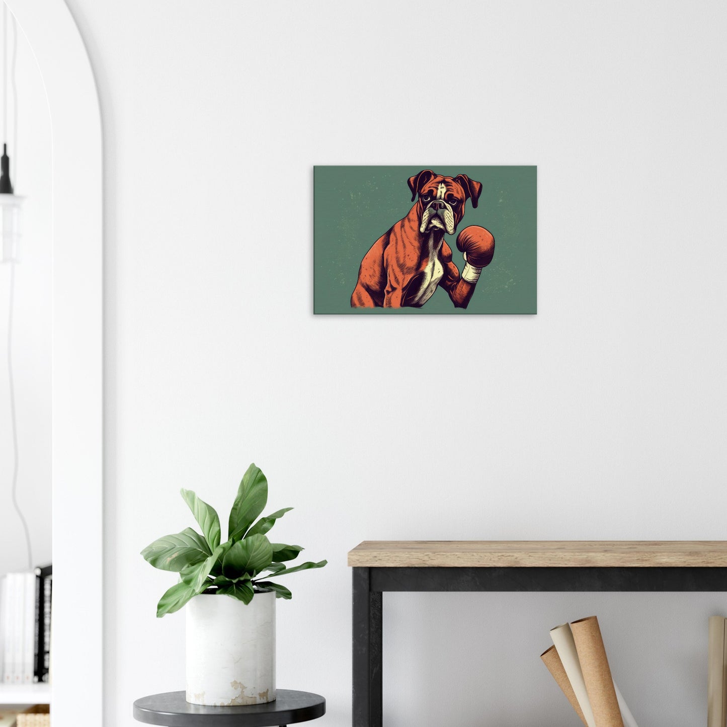 Boxer Boxer, Leinwanddruck - Stiersbeste