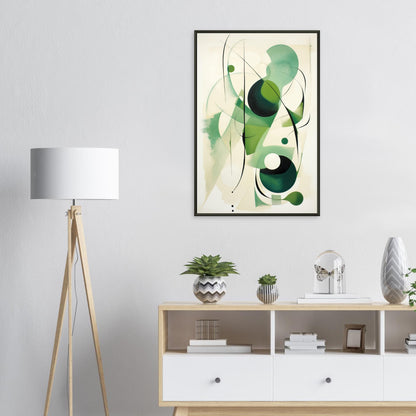 Green Bubble, Poster mit Alurahmen - Stiers Beste
