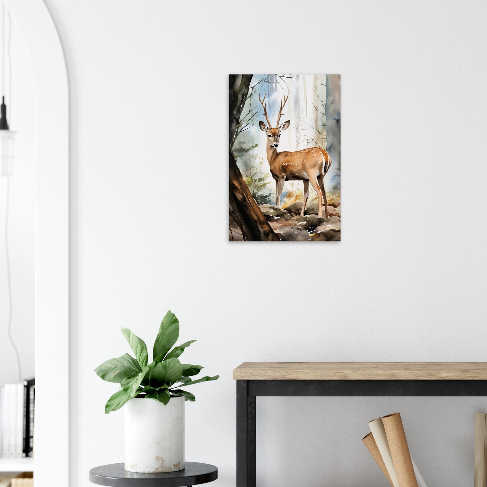 Echos der Natur, Aluminiumdruck - Stiersbeste