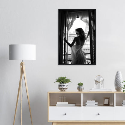 Open Window, Poster mit Holzrahmen - Stiers Beste