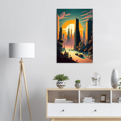 Futuristischer Sunset - Stiersbeste
