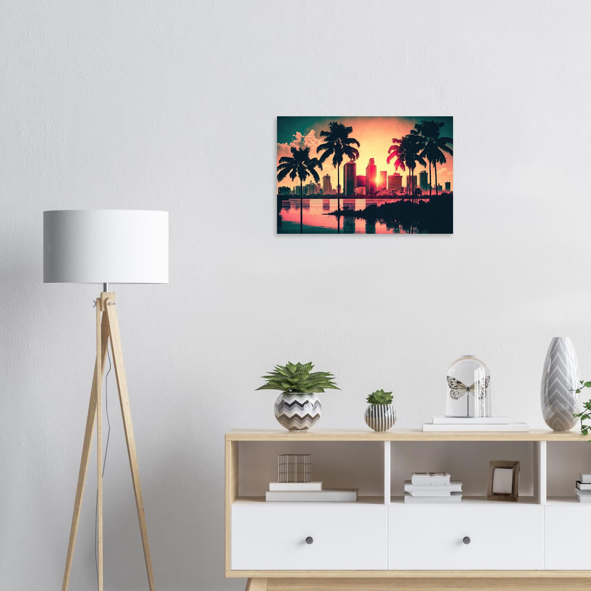 Miami Sunset, Aluminiumdruck - Stiersbeste