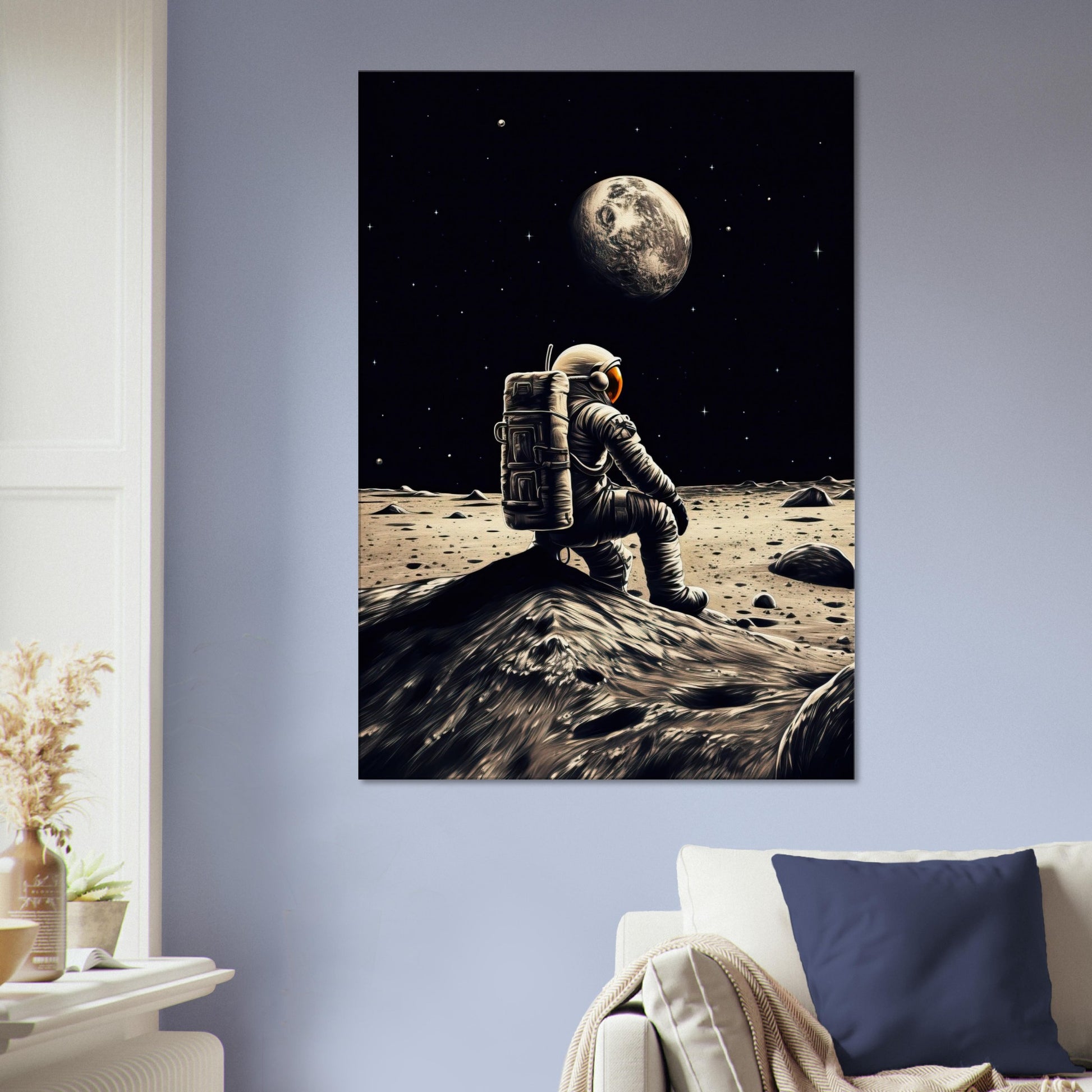 Moon Sit In, Leinwanddruck - Stiers Beste