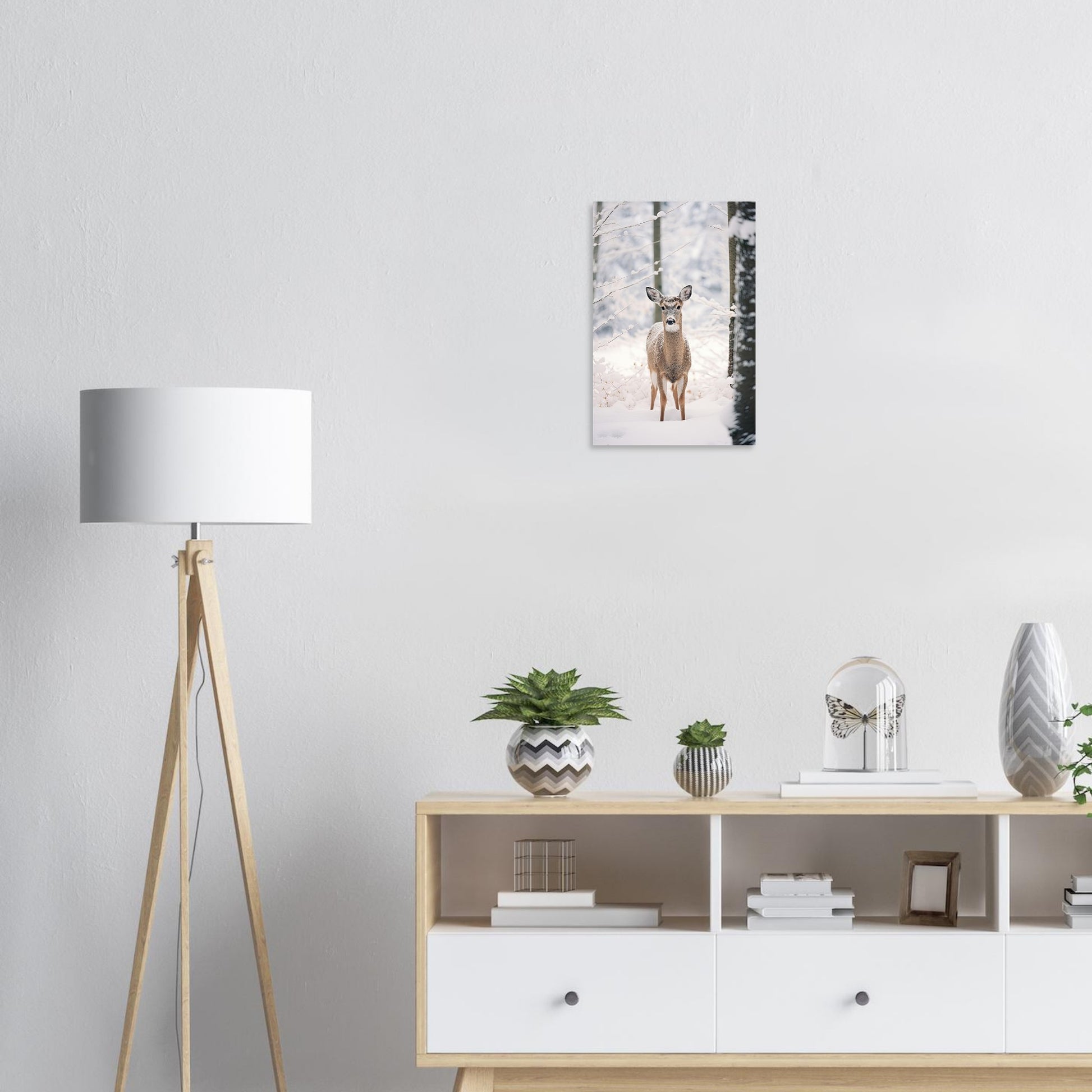 Verschneites Geweih, Poster - Stiers Beste