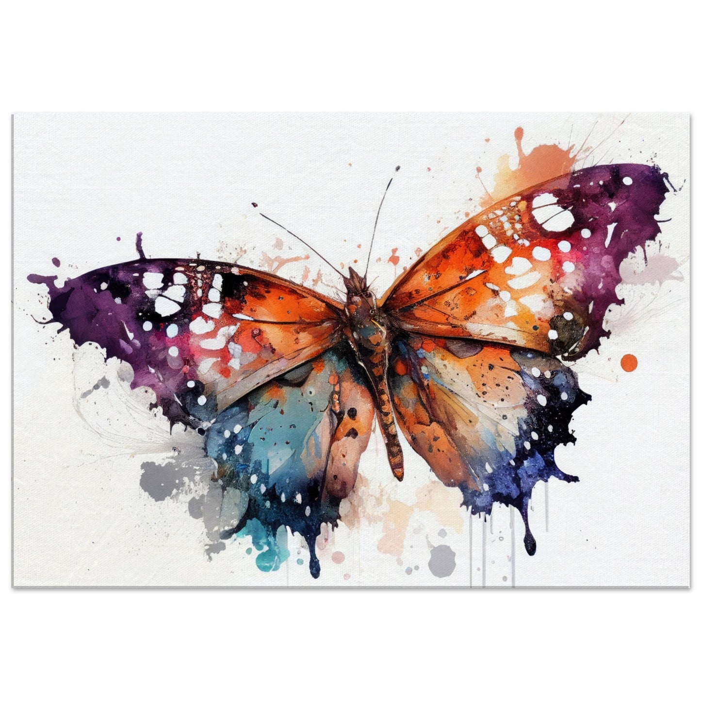 Wings of Color, Leinwanddruck - Stiersbeste