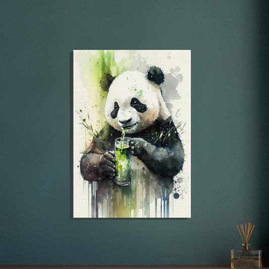 Panda Shake, Leinwanddruck - Stiersbeste