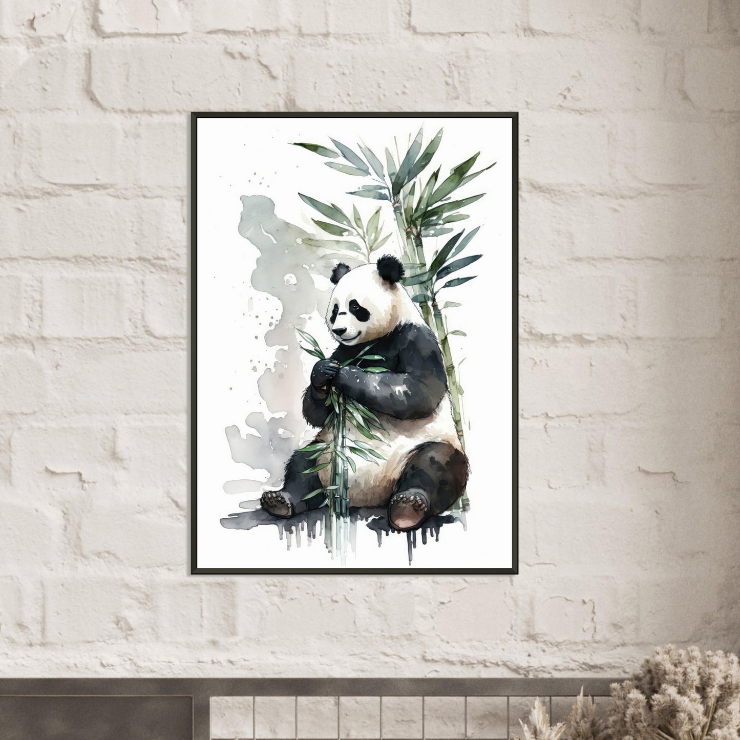 Happy Eating, Poster mit Alurahmen - Stiersbeste