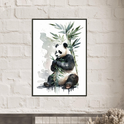 Happy Eating, Poster mit Alurahmen - Stiersbeste