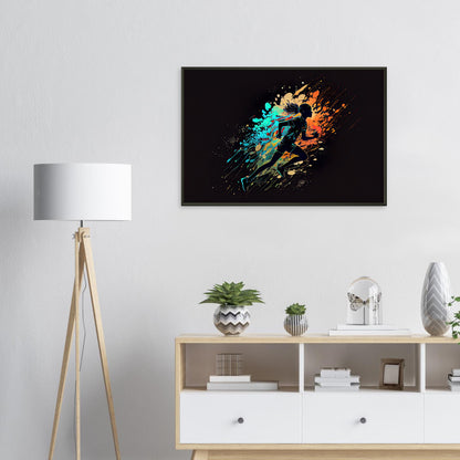 Runners Heaven, Poster mit Alurahmen - Stiersbeste