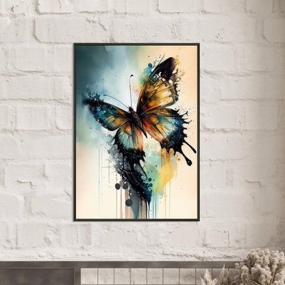 Magical Butterfly, Poster mit Alurahmen - Stiersbeste
