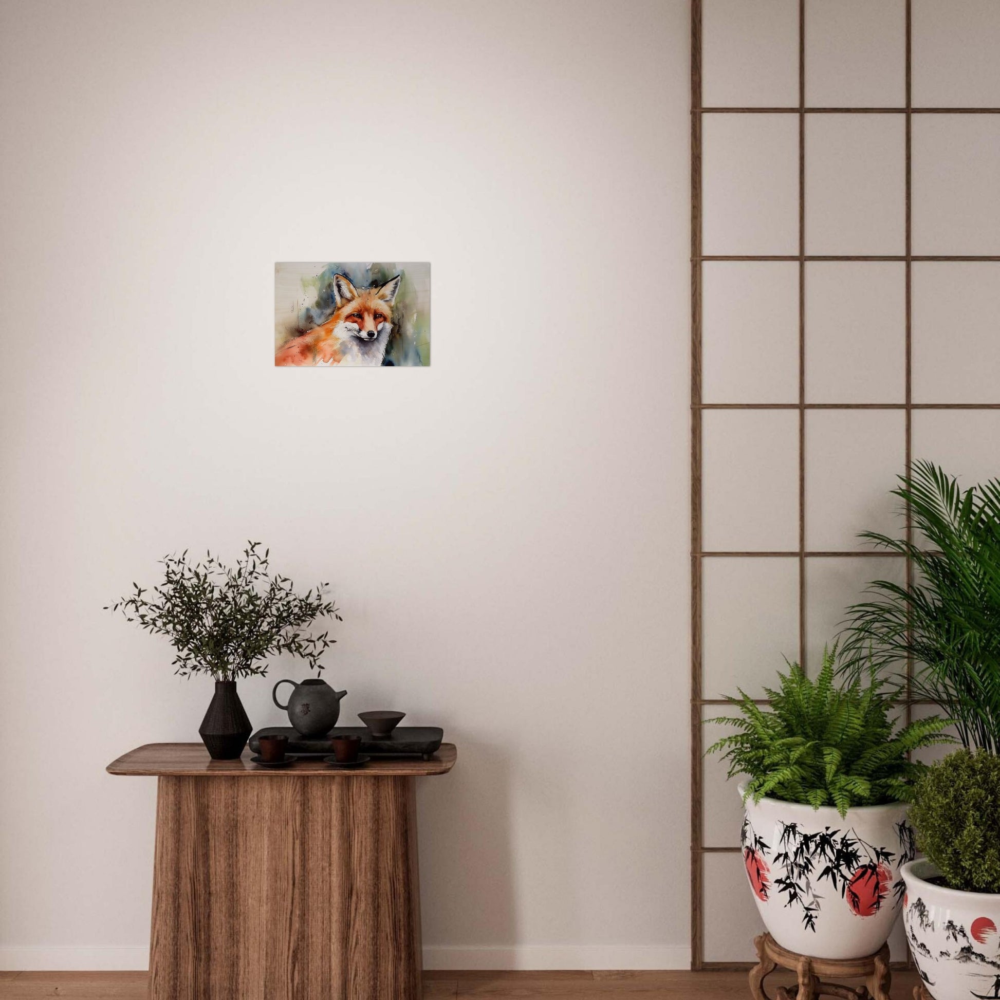 Magie des Fuchsgeistes, Holzdruck - Stiersbeste