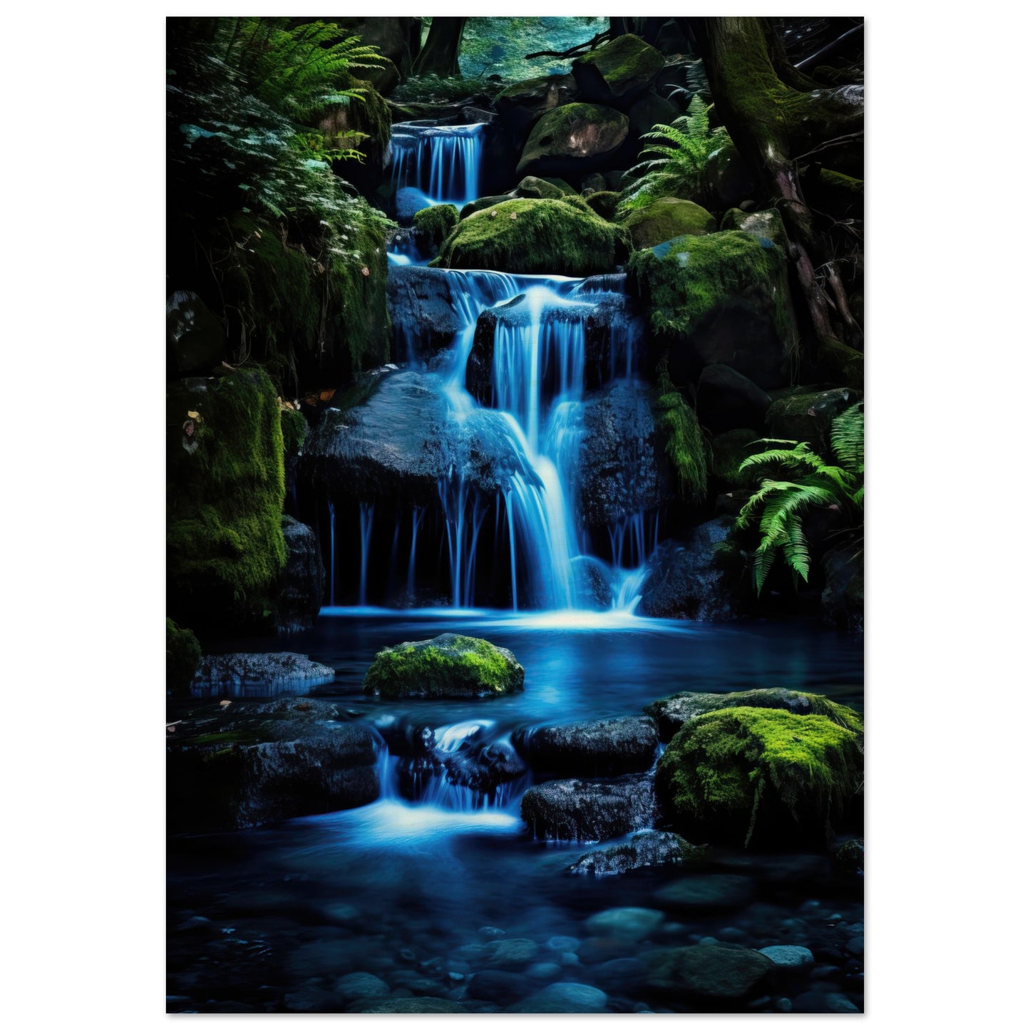 Blauer Wasserfall, Print Material - Stiers Beste