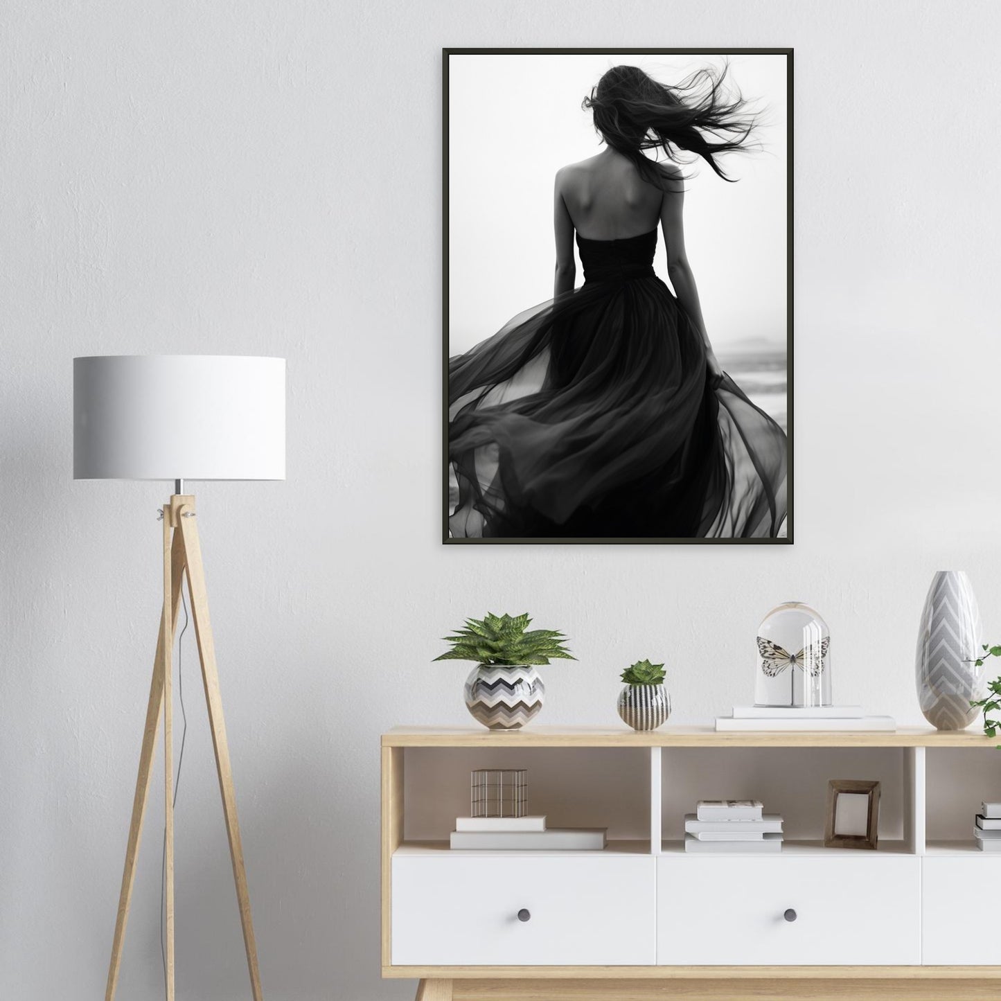 Windböe, Poster mit Alurahmen - Stiers Beste