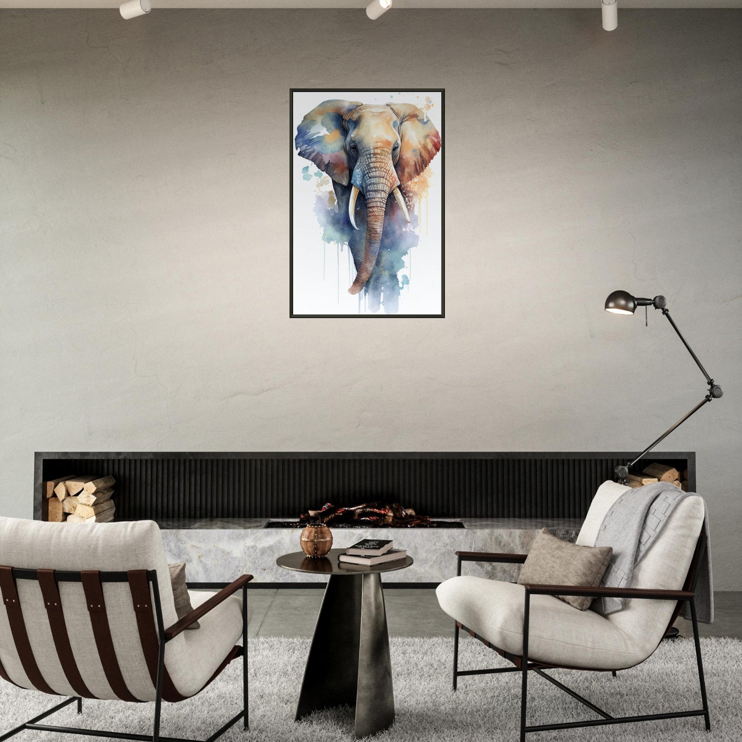 Der sanfte Riese, Poster mit Alurahmen - Stiersbeste