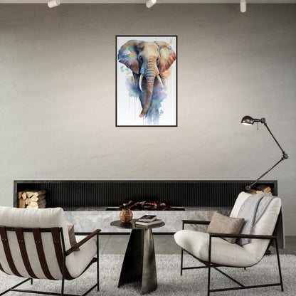 Der sanfte Riese, Poster mit Alurahmen - Stiersbeste