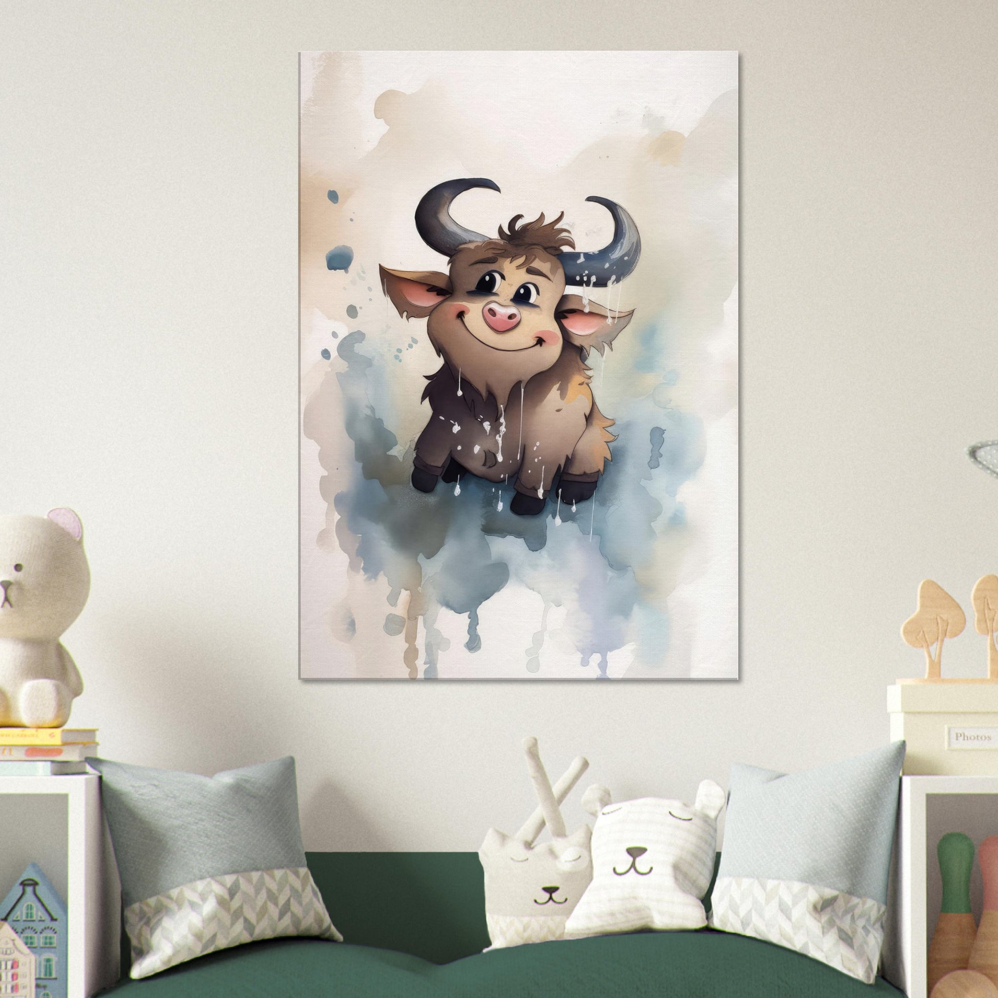 Süßer Stier, Leinwanddruck - Stiersbeste
