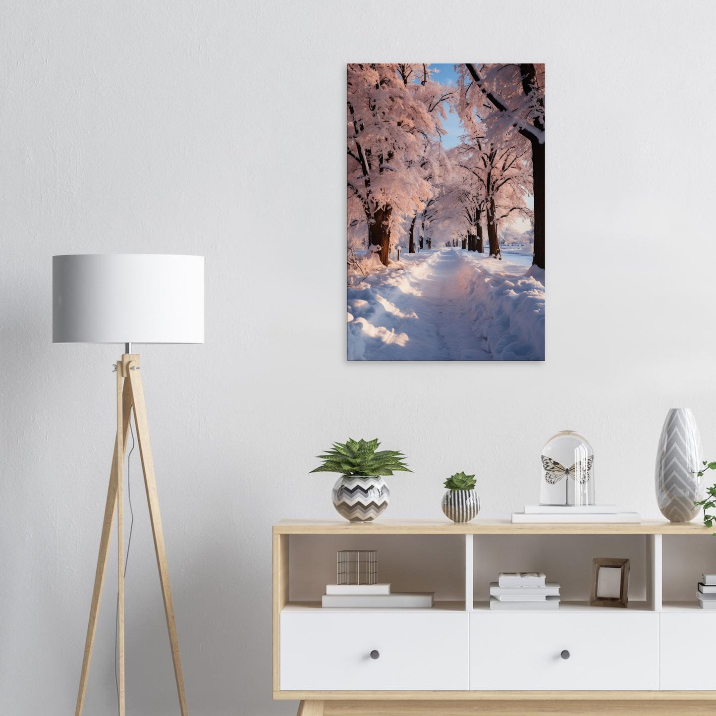 Winterlandschaft, Leinwanddruck - Stiers Beste