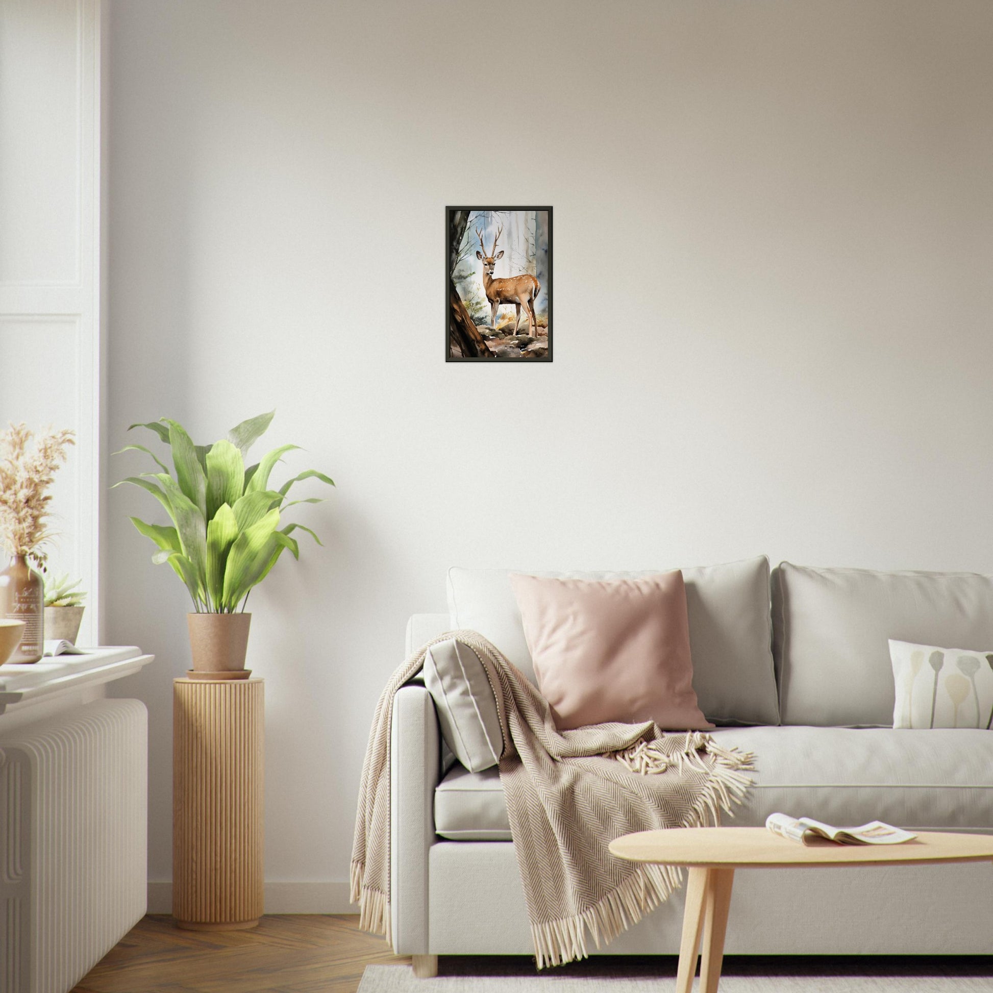 Echos der Natur, Poster mit Alurahmen - Stiersbeste