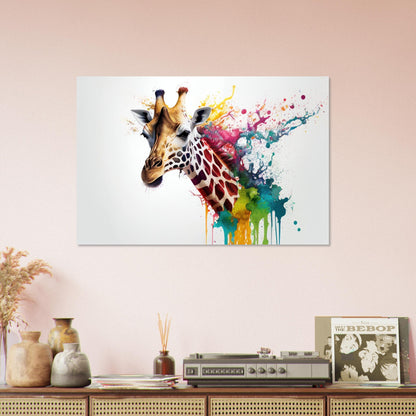 Giraffe Splash Art - Stiersbeste