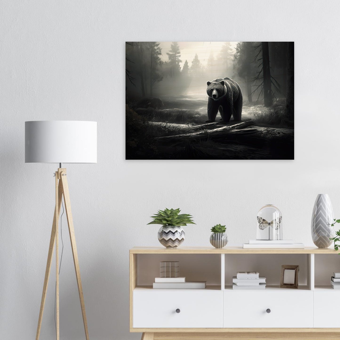 Im Reich der Bären, Holzdruck - Stiersbeste